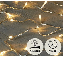 PREMIUM LED 120L/12M LED WARMWEISS - 10M ZULEITUNG TRANSPARENT