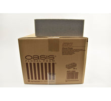 Box mit 20 Blöcken Styropor Oasis für trockene und Seidenblumen.