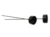 pb. 10 Teelichtbecher/Pick 20 cm schwarz 42 mm