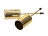 pb. 4 dünne Kerzenhalter/Pick Gold Ø 2,5 cm/6 cm