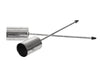 pb. 4 dünne Kerzenhalter/Pick Silber Ø 2,5 cm/12 cm