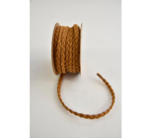 Flechtband Leder 7mm 6mtr Terra
