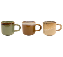 Tasse Mistral Twisted Henkel Ø?x?cm 330ml 3-fach sortiert