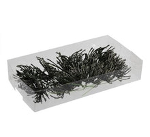 PET 24 glitter cones/loose saffron 4,5cm