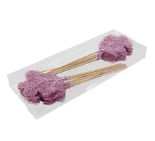 PET 24 glitter deco/stick rose blush 14 cm