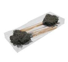 PET 8 glitter palm leaves/wire star dust 16 cm