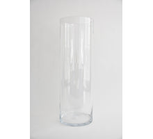 XXL Zylinder Vase Glas klar H105 D25cm