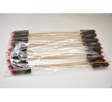 Pak á 25 Vuurpijl deco 9,5cm op lange stok 50cm