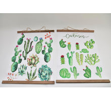 Buitendoek cactus 52x70cm 2 assortie