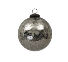 St. 1 Glaskugel 'crackled' gold Ø20cm
