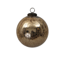 St. 1 Glasherz 'crackled' silber 5cm