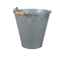 St. 1 Eimer mit Henkel 10lt. altes Zink Ø29x29cm