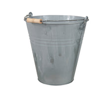 St. 1 Eimer mit Henkel 12lt. altes Zink Ø30x30cm