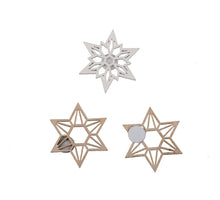 Ornament Tannenzapfen champ/weiß/silber 3fach sortiert - h16xd7cm