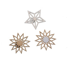 Ornament Tannenzapfen champ/weiß/silber 3fach sortiert - h10xd7cm