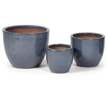 Glazed Egg Pot Bronze S3 D23/41H19/33cm