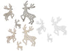 pb. 15 wooden deers/loose 3ass natural/grey/white 3/5/7cm