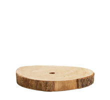 Scheibe paulowniawood Ø20x3cm Natur