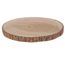 Scheibe paulowniawood Ø36-39x3cm Natur