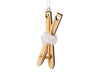 ca. 10 Holz-Himmel/Hänge-Dekorationen, Natur, 7 cm