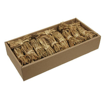 w/b 25 brauner gespaltener Opossy/Draht 10cm goldfarben