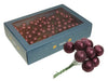w/b. 18x10 sparkling balls/wire dark orchid 20mm
