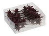 PET 36 3-d sparkling stars/pin dark orchid 3 cm