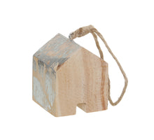 pb. 1 Holzhaus silber 5x5x6 cm
