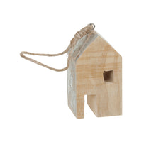 pb. 1 Holzhaus silber 5x5x10 cm