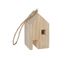 ca. 1 Holzhaus natur 5x5x10 cm