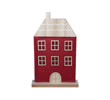 pb. 1 Filzhaus/stehend rot 18x28,5 cm