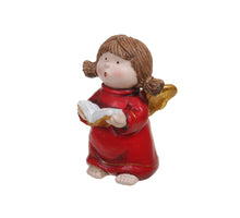 PC. 1 Poly Angel Rot 12 cm Buch