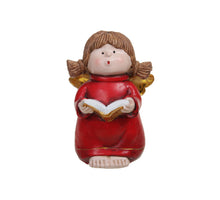 PC. 1 Poly Angel Rot 16 cm Buch