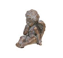 pc. 1 Zementengel Gold 7x10x11 cm
