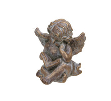 pc. 1 Zementengel gold 8x7,5x10 cm