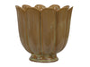 Blumentopf Steingut beige Ø 15,5x15 cm