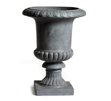 Clayfibre Französische Vase Anthrazitgrau D56H78 cm