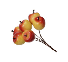 pb. 6 bundles apples/wire (6) yellow Ø3 cm