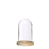 Windlicht conisch Julia S goud glas 9x9x9,5cm