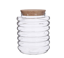 Terrarium Rippe Glas Ø13,5 h.16cm b.Kork