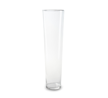 Konische Vase Glas Everest H70 T19cm klar