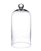Große Glaskuppel mit Knauf Ø18,2 H.40 cm