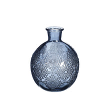 Bologna-Flasche H.12 Ø9,5 dunkelblau