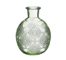 Bologna Glasflasche h.17 Ø13 cm weich grün