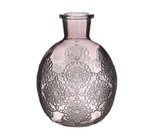 Bologna Glasflasche h.17 Ø13 cm grau