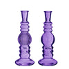 Florenz Vase Kerze h.23 Ø8,5 lila 2 ass.