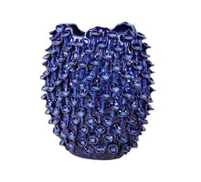 Vaas Martijn Aardewerk 28x15x33,5cm Donkerblauw