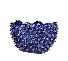 Vaas Martijn Aardewerk 36x16x23,5cm Donkerblauw