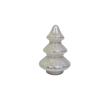 Glass Christmas tree D.13/H.20cm with LED white