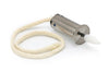 LED-Kerze mit Flamme inkl. 3x LR44 Batterie, silber